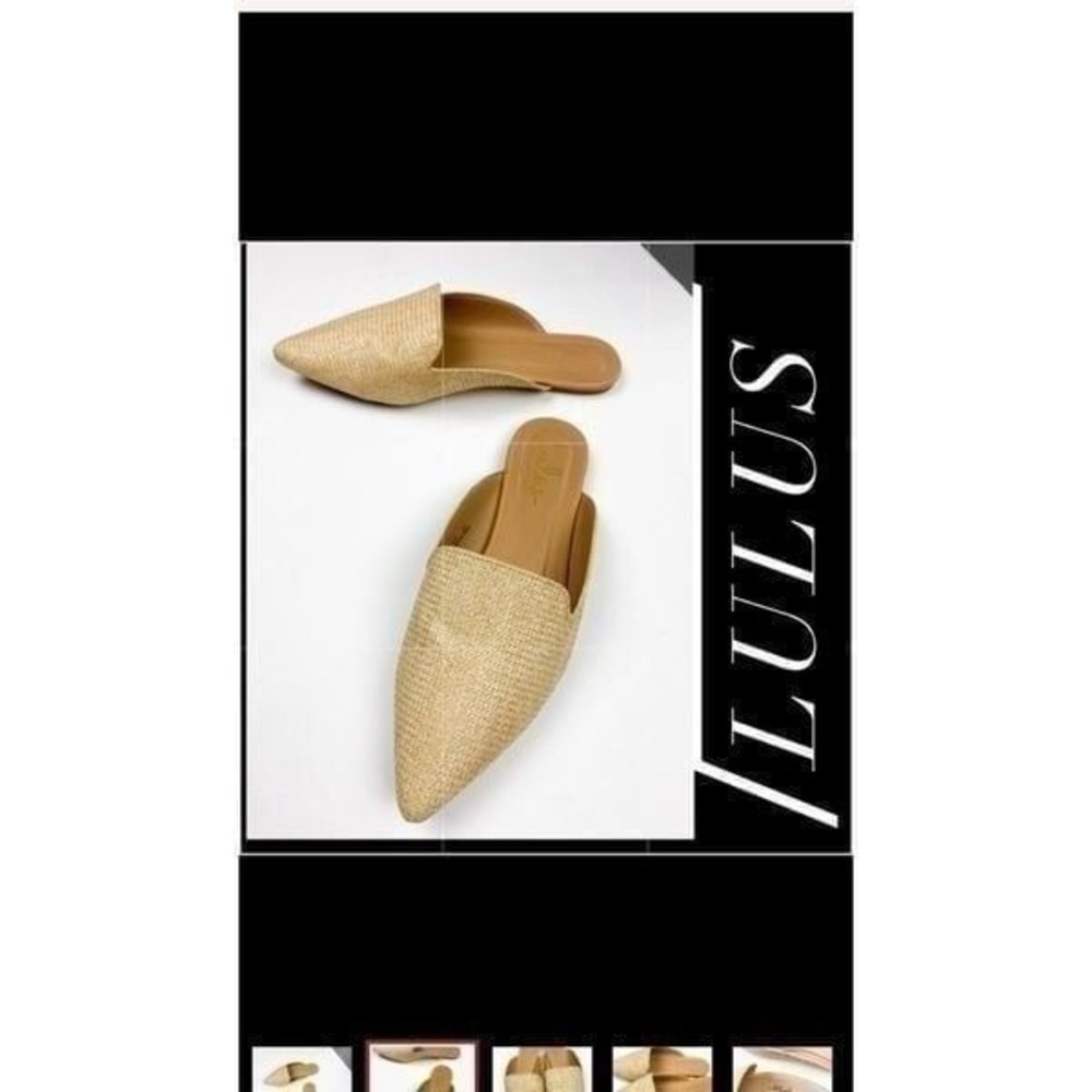 Lulu's‎ | Jacey Natural Raffia loafers sl